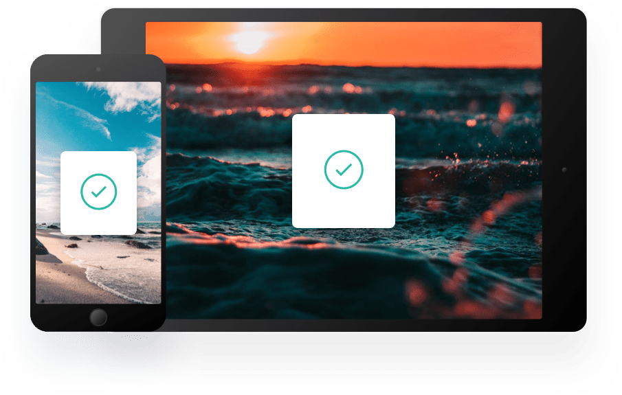smartphone and tablet are compatible with our service too